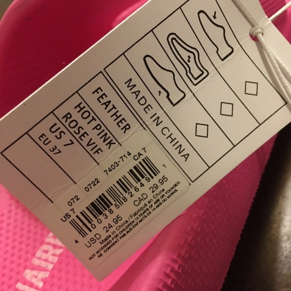 Kids Pink Slide Sandals - Picture 5 of 6